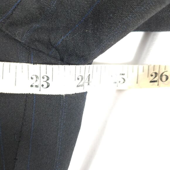 Tom James Executive Mens 42L Black 2-Button Single Vent Sports Coat Blazer - Picture 8 of 10